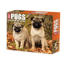 Load image into Gallery viewer, Willow Creek Just Pugs 2026 6.2&quot; x 5.4&quot; Box Calendar
