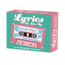 Load image into Gallery viewer, Willow Creek Lyrics to Live By 2026 6.2&quot; x 5.4&quot; Box Calendar
