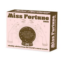 Load image into Gallery viewer, Willow Creek Miss Fortune: Slightly Psychic, Mos 2026 6.2&quot; x 5.4&quot; Box Calendar
