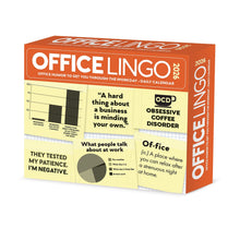 Load image into Gallery viewer, Willow Creek Office Lingo 2026 6.2&quot; x 5.4&quot; Box Calendar
