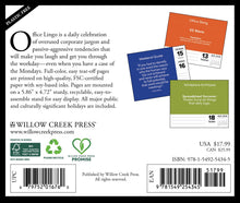 Load image into Gallery viewer, Willow Creek Office Lingo 2026 6.2&quot; x 5.4&quot; Box Calendar

