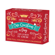 Load image into Gallery viewer, Willow Creek One Question A Day 2026 6.2&quot; x 5.4&quot; Box Calendar
