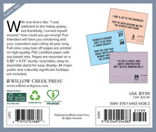 Load image into Gallery viewer, Willow Creek Pun Intended 2026 6.2&quot; x 5.4&quot; Box Calendar
