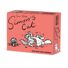 Load image into Gallery viewer, Willow Creek Simon&#39;s Cat 2026 6.2&quot; x 5.4&quot; Box Calendar

