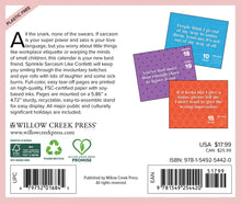 Load image into Gallery viewer, Willow Creek Sprinkle Sarcasm Like Confetti 2026 6.2&quot; x 5.4&quot; Box Calendar
