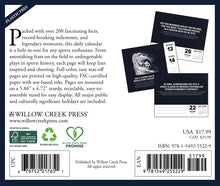 Load image into Gallery viewer, Willow Creek Super Sports Stats &amp; Facts 2026 6.2&quot; x 5.4&quot; Box Calendar
