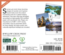 Load image into Gallery viewer, Willow Creek Wanderlust 2026 6.2&quot; x 5.4&quot; Box Calendar
