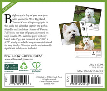Load image into Gallery viewer, Willow Creek Westies 2026 6.2&quot; x 5.4&quot; Box Calendar
