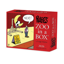 Load image into Gallery viewer, Willow Creek Zoo In A Box 2026 6.2&quot; x 5.4&quot; Box Calendar

