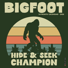 Load image into Gallery viewer, Willow Creek Bigfoot 2026 7&quot; x 7&quot; Mini Wall Calendar
