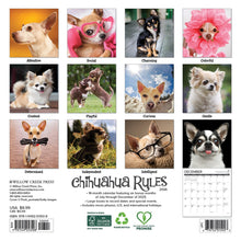 Load image into Gallery viewer, Willow Creek Chihuahua Rules 2026 7&quot; x 7&quot; Mini Wall Calendar
