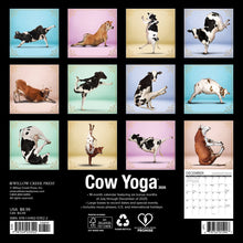 Load image into Gallery viewer, Willow Creek Cow Yoga 2026 7&quot; x 7&quot; Mini Wall Calendar
