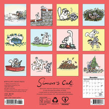 Load image into Gallery viewer, Willow Creek Simon&#39;s Cat 2026 7&quot; x 7&quot; Mini Wall Calendar
