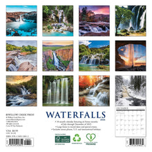 Load image into Gallery viewer, Willow Creek Waterfalls 2026 7&quot; x 7&quot; Mini Wall Calendar
