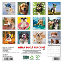 Load image into Gallery viewer, Willow Creek What Dogs Teach Us 2026 7&quot; x 7&quot; Mini Wall Calendar
