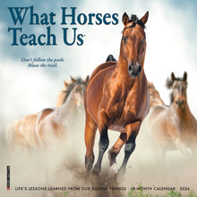 Load image into Gallery viewer, Willow Creek What Horses Teach Us 2026 7&quot; x 7&quot; Mini Wall Calendar
