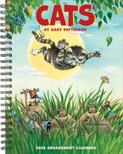 Load image into Gallery viewer, Willow Creek Cats by Gary Patterson 2026 6.5&quot; x 8.5&quot; Engagement Calendar
