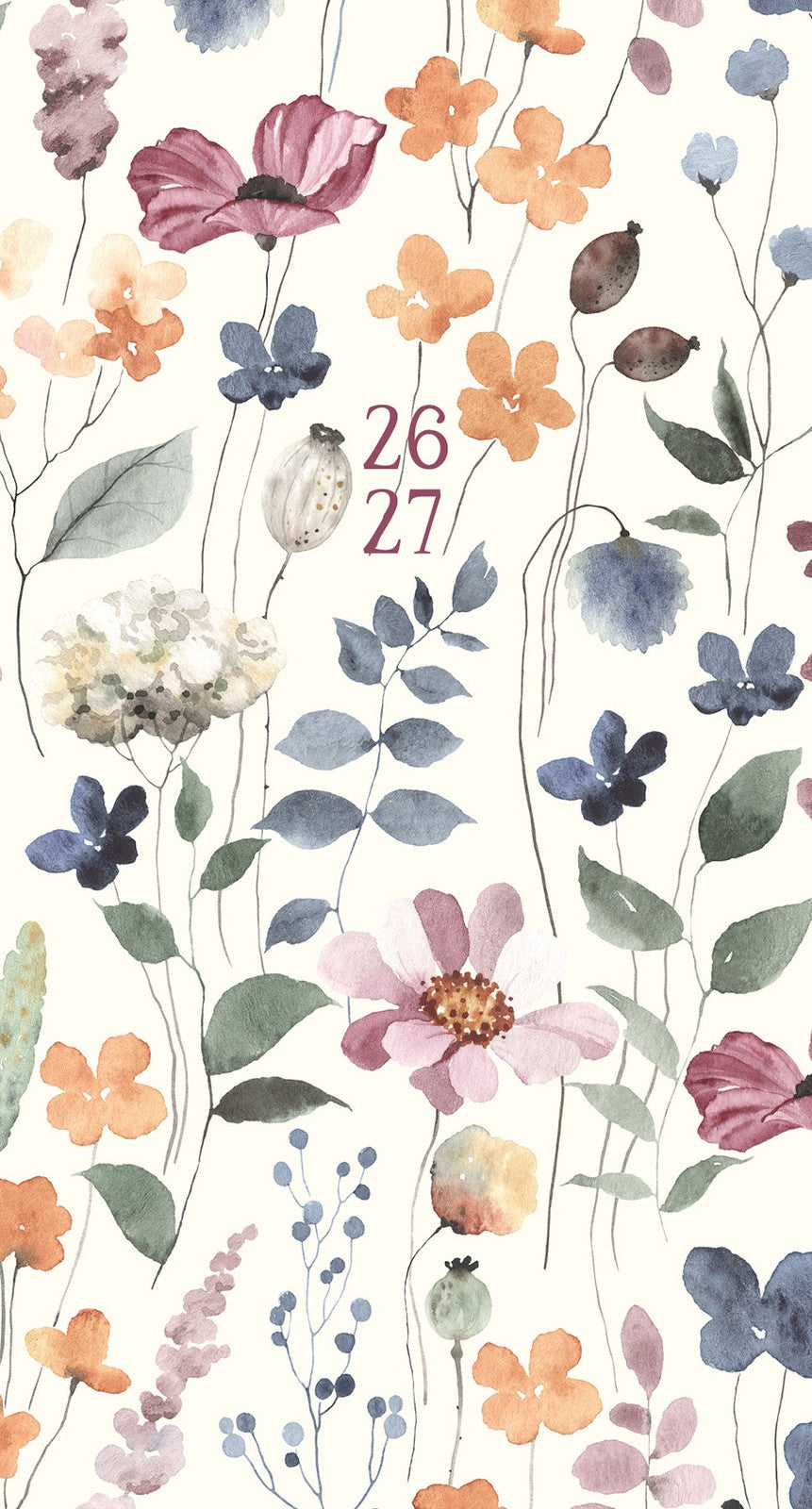 Willow Creek Feminine Floral 2026 2-Year Monthly Pocket Planner
