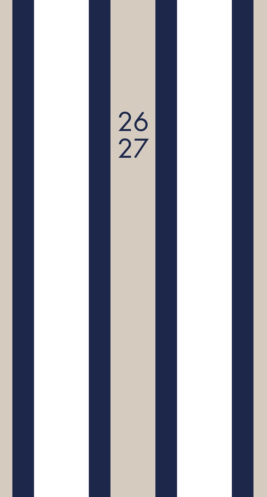 Willow Creek Pinstripe 2026 2-Year Monthly Pocket Planner