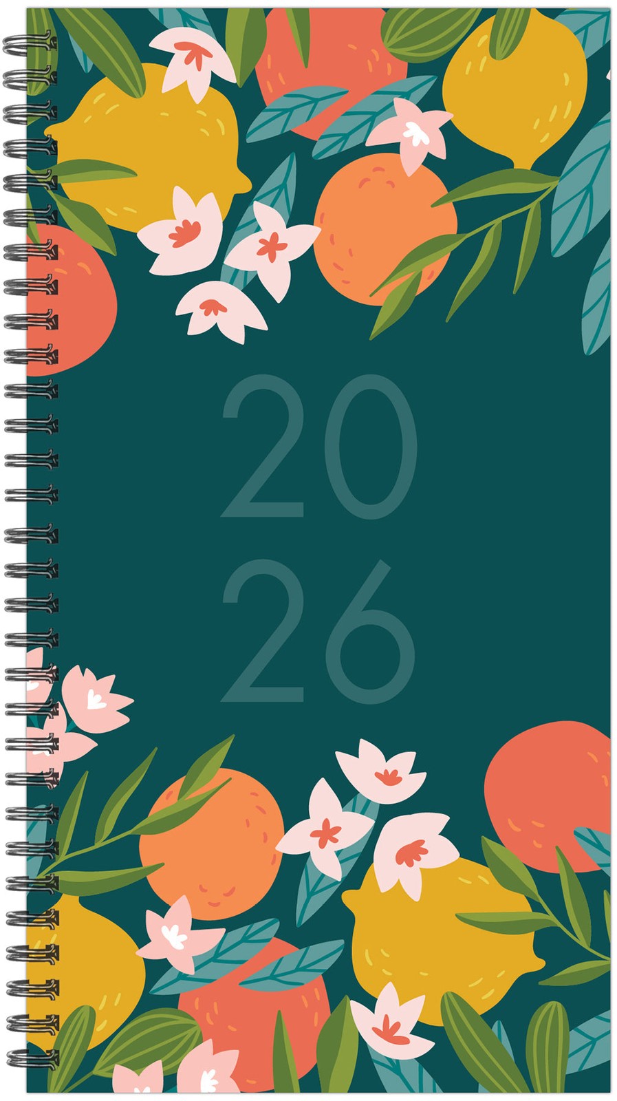 Willow Creek Citrus 2026 Softcover Weekly Spiral Planner
