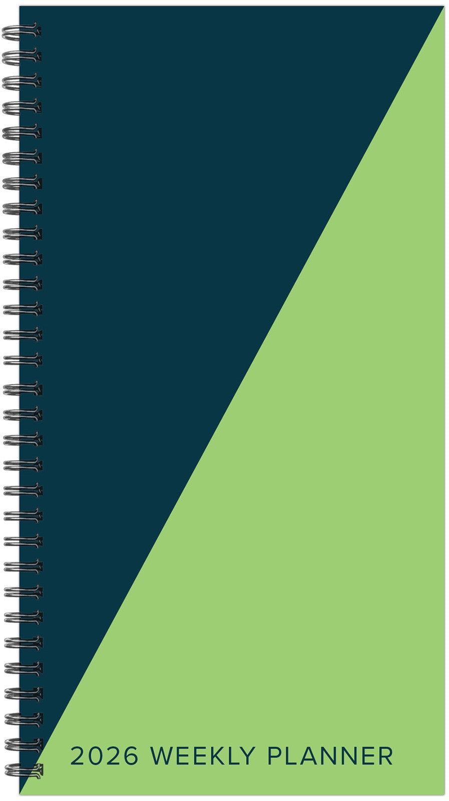 Willow Creek Navy Lime Duotone 2026 Softcover Weekly Spiral Planner
