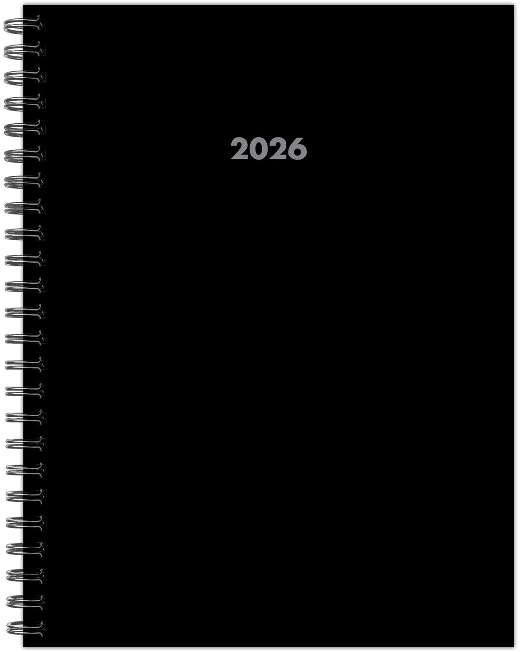 Willow Creek Basic Black 2026 Softcover Weekly Planner