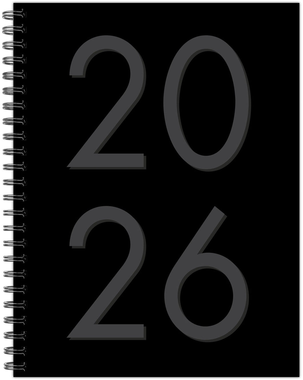 Willow Creek Black 2026 Softcover Weekly Planner