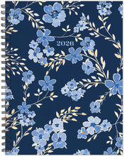 Load image into Gallery viewer, Willow Creek Bluesy Floral 2026 Softcover Weekly Planner
