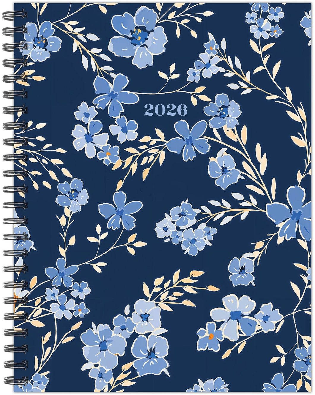 Willow Creek Bluesy Floral 2026 Softcover Weekly Planner