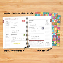 Load image into Gallery viewer, Willow Creek Geometric Gray 2026 Softcover Weekly Planner

