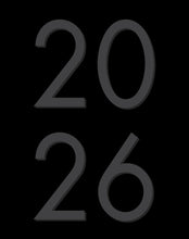 Load image into Gallery viewer, Willow Creek Basic Black 2026 7.5&quot; x 9.5&quot; Booklet Monthly Planner
