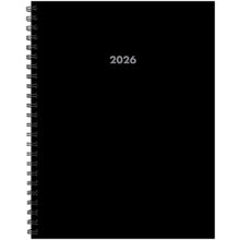 Load image into Gallery viewer, Willow Creek Basic Black 2026 8.5&quot; x 11&quot; Weekly Monthly Softcover Planner
