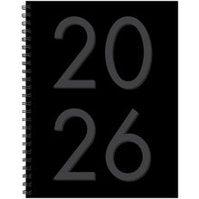 Load image into Gallery viewer, Willow Creek Black 2026 8.5&quot; x 11&quot; Weekly Monthly Softcover Planner
