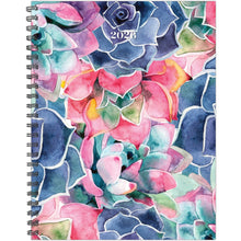 Load image into Gallery viewer, Willow Creek So Very Succulen 2026 8.5&quot; x 11&quot; Weekly Monthly Softcover Planner
