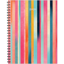 Load image into Gallery viewer, Willow Creek Super Stripe 2026 8.5&quot; x 11&quot; Weekly Monthly Softcover Planner
