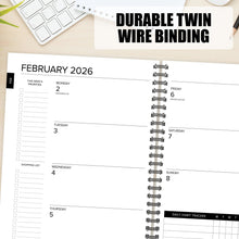 Load image into Gallery viewer, Willow Creek Super Stripe 2026 8.5&quot; x 11&quot; Weekly Monthly Softcover Planner
