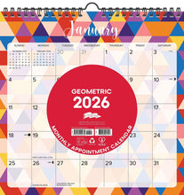 Load image into Gallery viewer, Willow Creek Geometric 2026 12&quot; x 12&quot; Spiral Wall Calendar
