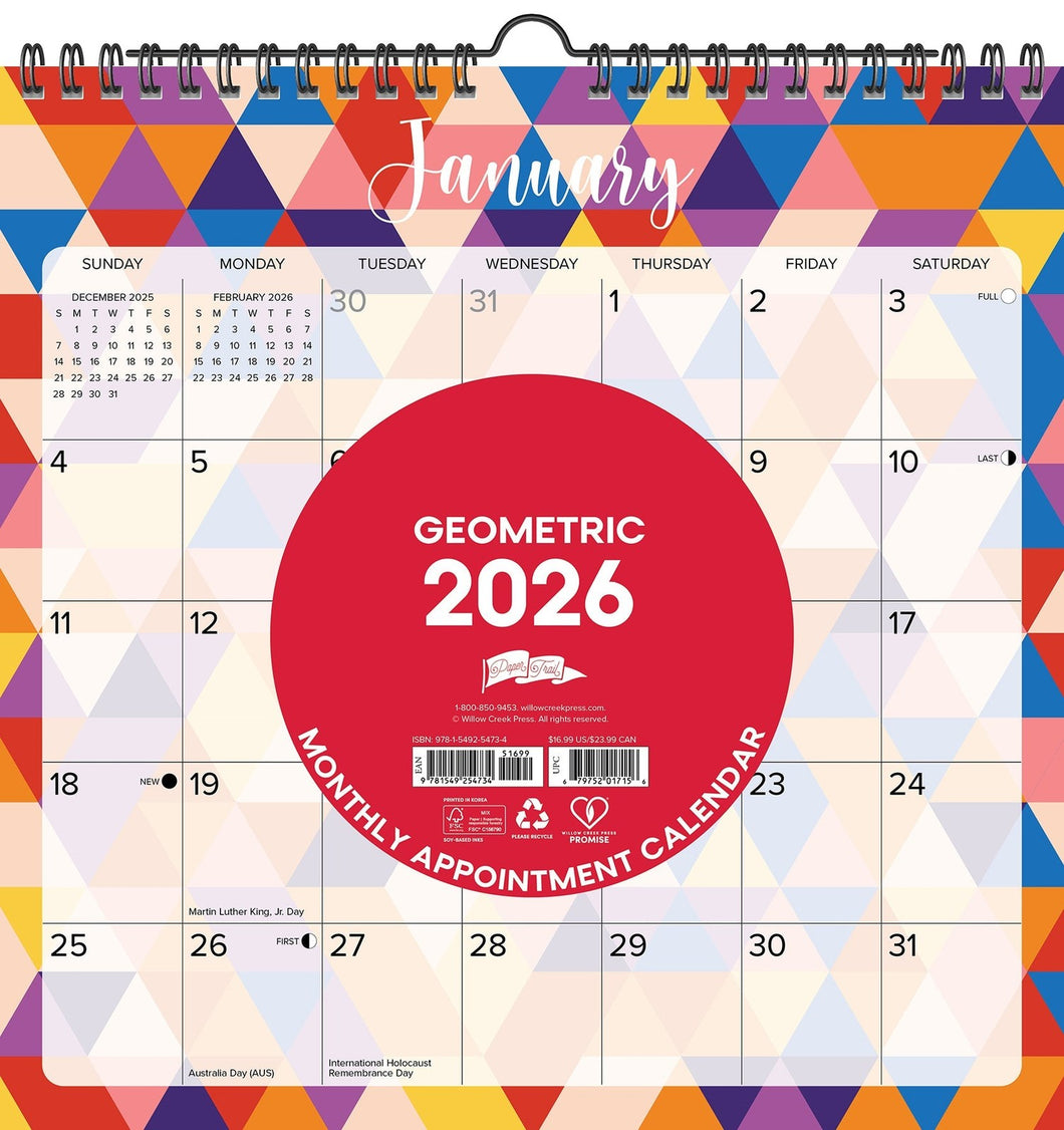 Willow Creek Geometric 2026 12