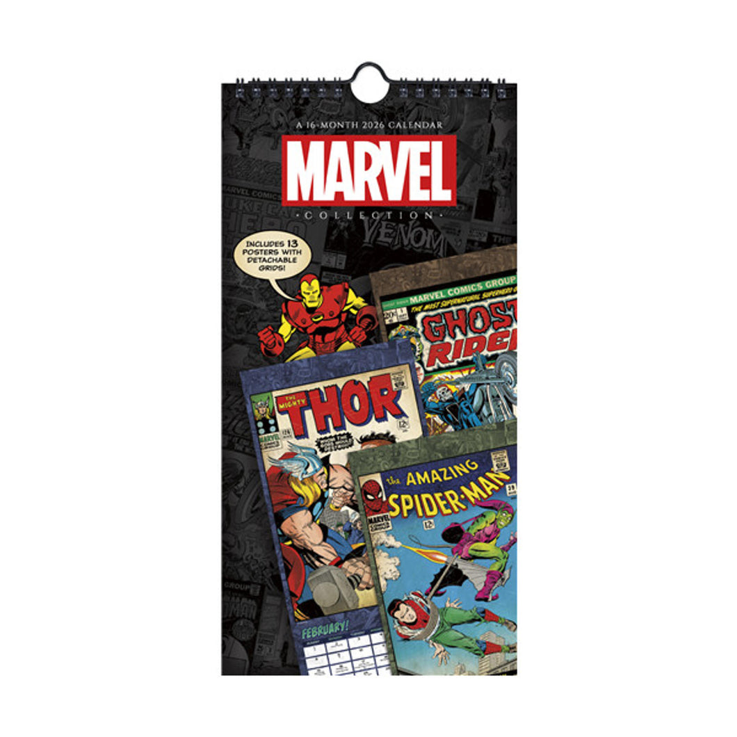 Trends International Marvel Comics 2026 Mini Poster Calendar