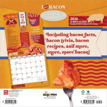 Load image into Gallery viewer, Browntrout I Love Bacon 2026 12 x 12 Wall Calendar

