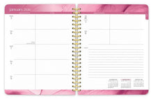 Load image into Gallery viewer, Browntrout Crackled Blush 2026 6 x 7.75 Inch Weekly Desk Planner
