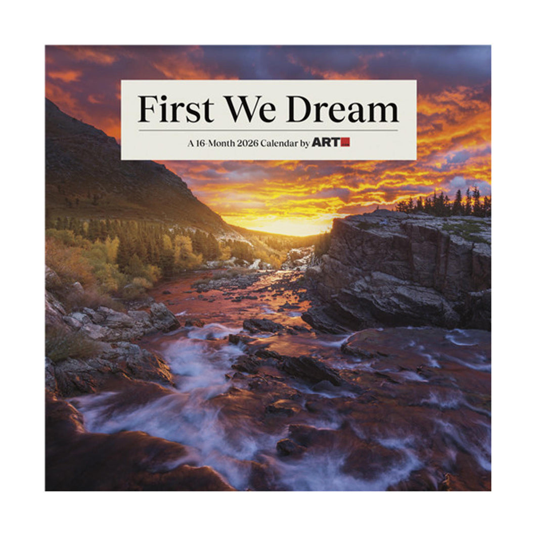 Trends International First We Dream 2026 12 x 12 Wall Calendar