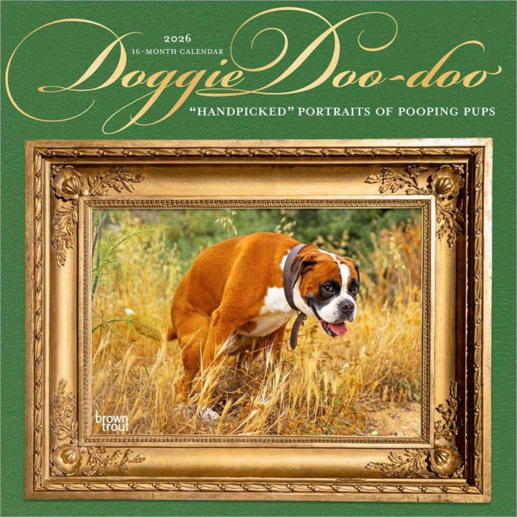 Browntrout Doggie Doo Doo 2026 12 x 12 Wall Calendar