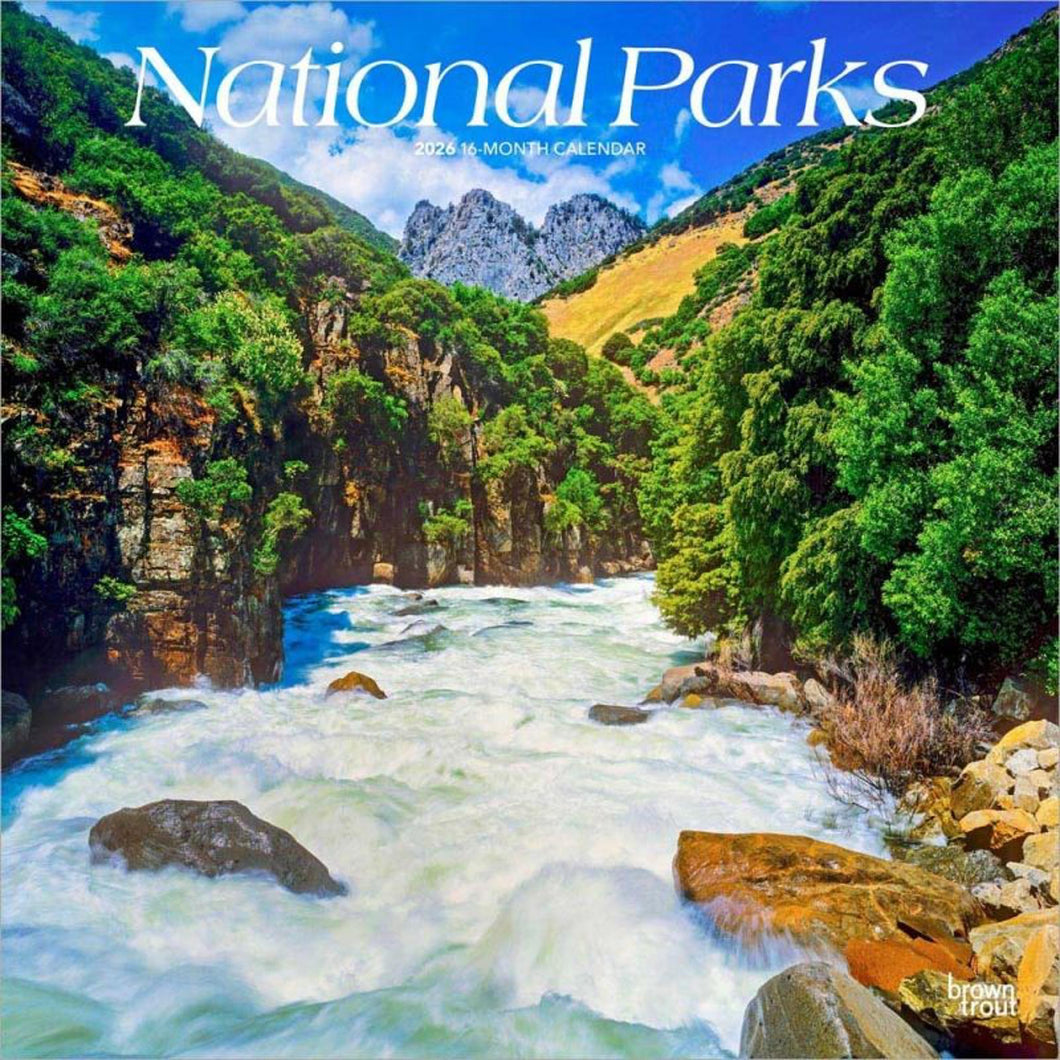 Browntrout National Parks 2026 12 x 12 Wall Calendar