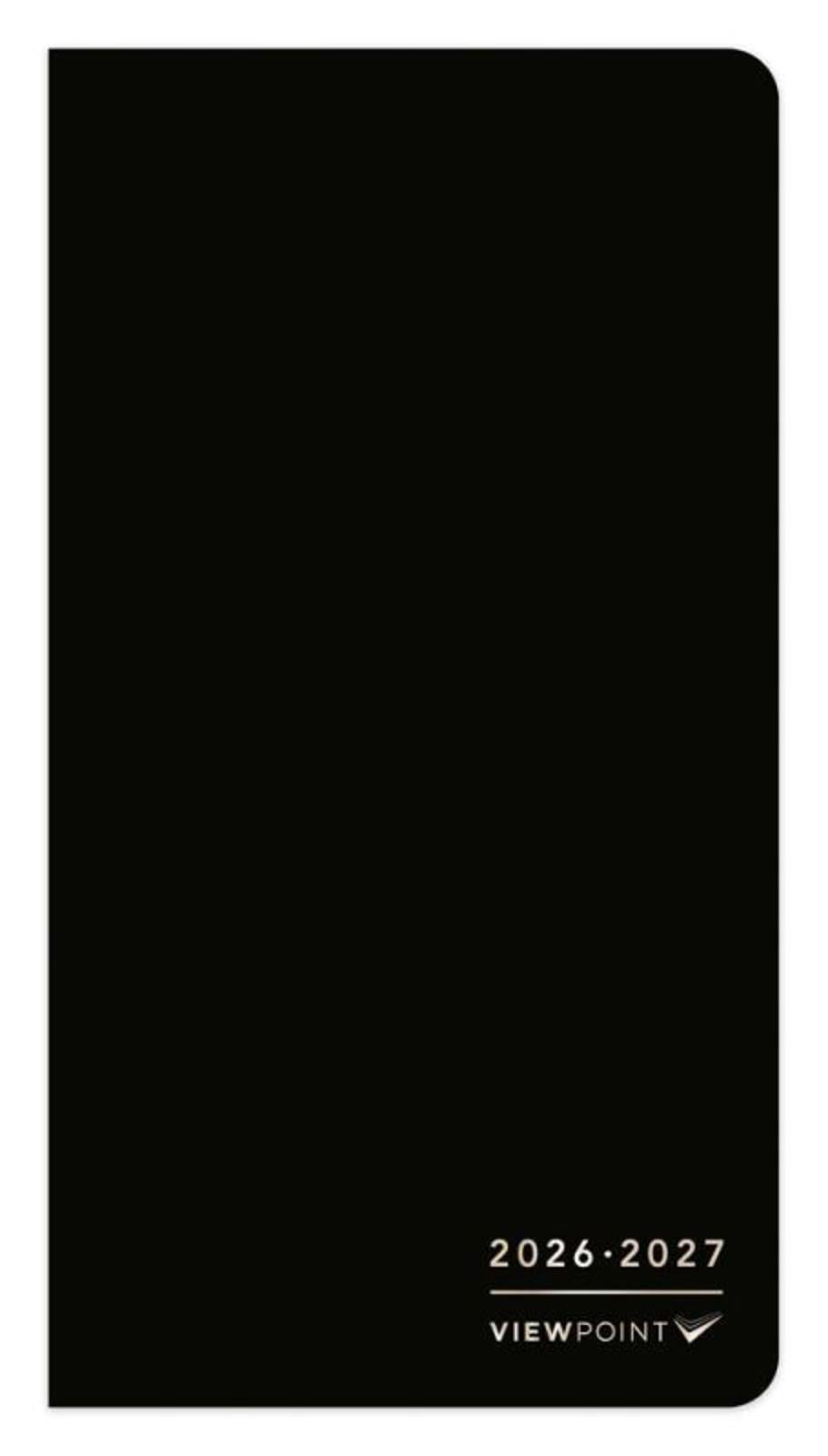 Browntrout ViewPoint Black 2026-2027 Two Year Monthly Pocket Planner