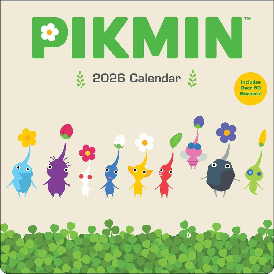 Harry Abrams Pikmin 12x12 2026 Wall Calendar