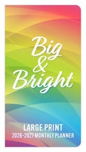 Load image into Gallery viewer, Browntrout Big &amp; Bright Large Print 2026-2027 Two Year Monthly Pocket Planner
