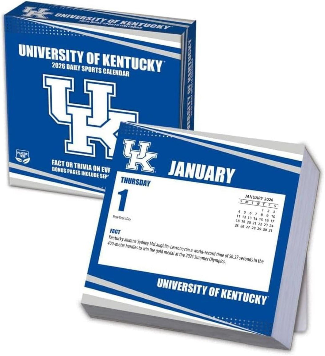 Turner Kentucky Wildcats 2026 Daily Box Calendar