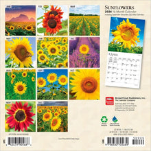 Load image into Gallery viewer, Browntrout Sunflowers 2026 7 x 7 Mini Calendar
