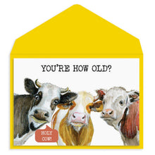 Load image into Gallery viewer, Graphique Cows Birthday Card  w
